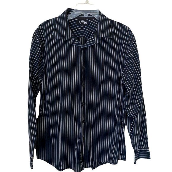 Apt 9 Mens Dress Button Down Shirt - Picture 1 of 3